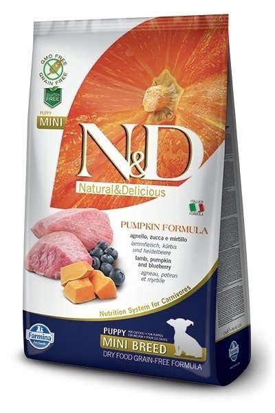 Farmina N&d Grain Free Puppy Mini Pumpkin Lamb&Blueberry 0,8 kg