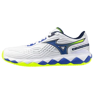 Męskie buty tenisowe Mizuno Wave Enforce Tour 2 Clay White/Dazzling Blue/Lightning EUR 42,5 - Buty sportowe męskie Męskie buty tenisowe Mizuno Wave Enforce Tour 2 Clay White/Dazzling Blue/Lightning EUR 42,5 - Buty sportowe męskie - miniaturka - grafika 1