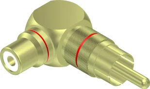PROCAB Adapter AV VC215 Adapter ze złącza męskiego RCA/cinch na złącze żeńskie RCA/cinch - Złącza, przejściówki, adaptery - miniaturka - grafika 1