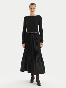 Fracomina Sukienka dzianinowa FS25WD2003W411F9 Czarny Slim Fit - Sukienki - miniaturka - grafika 1