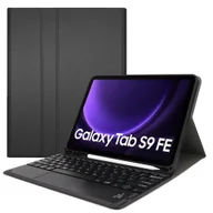 Etui do tabletów - Etui z klawiaturą Bluetooth touchpad do Samsung Galaxy Tab S9 FE (Czarne) - miniaturka - grafika 1