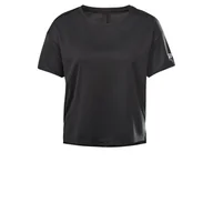 Koszulki i topy damskie - Damska Koszulka REEBOK WOR COMM POLY TEE SOLID GR9469 – Czarny - miniaturka - grafika 1