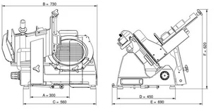 Krajalnica grawitacyjna Premium model 613P Ma-Ga - Krajalnice gastronomiczne Krajalnica grawitacyjna Premium model 613P Ma-Ga - Krajalnice gastronomiczne - miniaturka - grafika 1