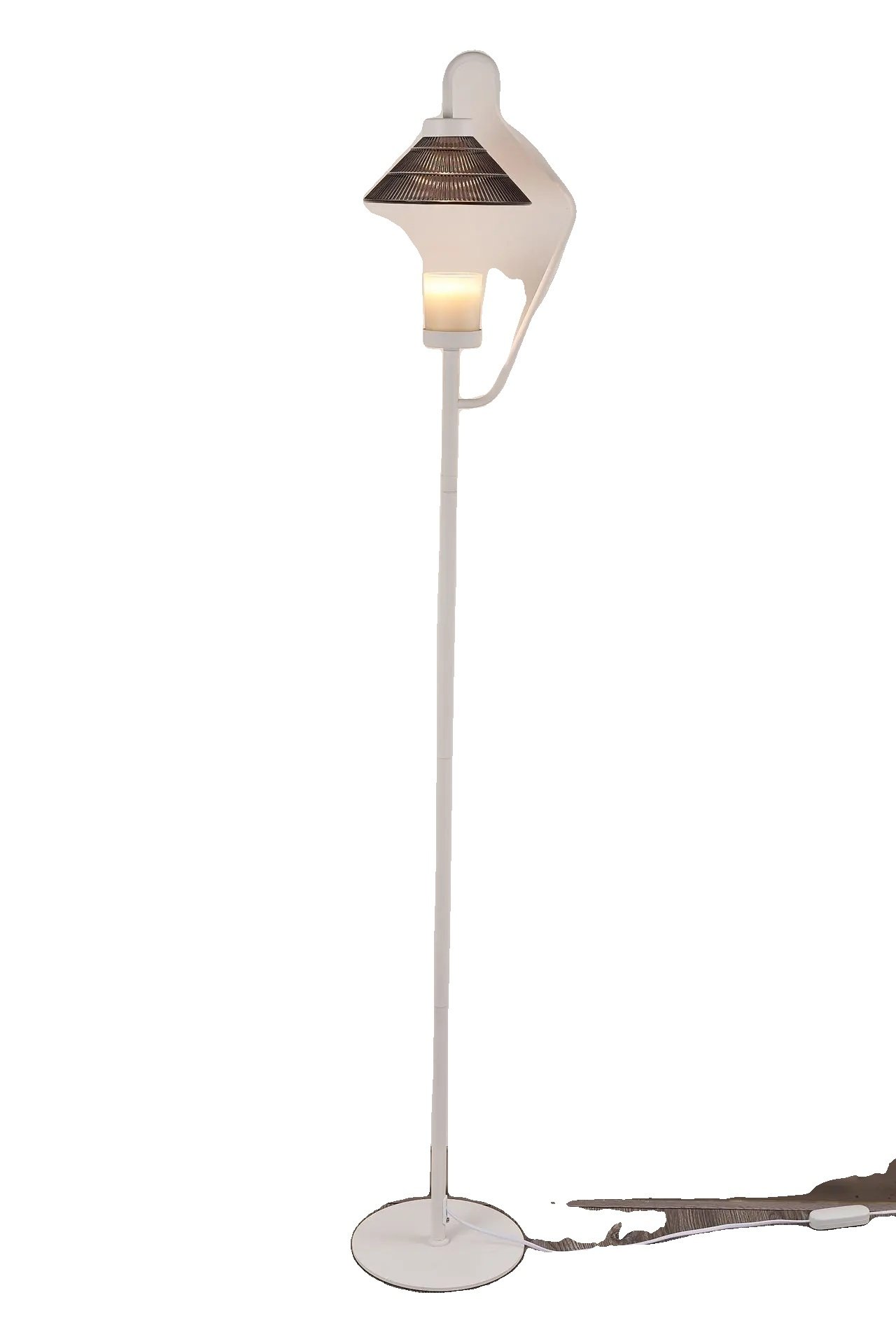 Lampa podłogowa, energooszczędne lampy LED, stylowy klosz stożkowy, A, z wyłączeniem aromaterapii