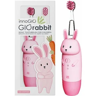 Szczoteczka soniczna INNOGIO Giorabbit GIO-455 Różowy - Szczoteczki do zębów dla dzieci - miniaturka - grafika 1