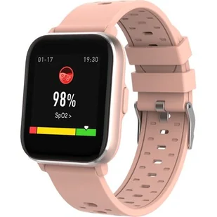 Smartwatch Bluetooth z temperaturą ciała Denver różowy - Smartwatch - miniaturka - grafika 1