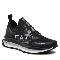 Sneakersy damskie - Emporio Armani Sneakersy EA7 X8X113 XK269 A120 Black/White - miniaturka - grafika 1