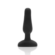 Wibratory analne - B-Vibe Mały plug analny zdalnie sterowany -  Novice Remote Control Plug Black - miniaturka - grafika 1