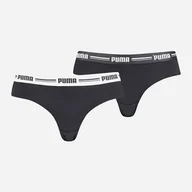 Majtki damskie - Komplet majtek brasiliana 2 sztuki Puma Women Brazilian 2P Hang 90785803 M Czarny (8718824913636) - miniaturka - grafika 1