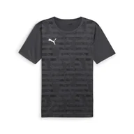 Koszulki sportowe męskie - Męska koszulka z grafiką individualRISE PUMA Asphalt Gray - miniaturka - grafika 1