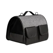 Pozostałe akcesoria dla kotów - RECOBED Transporter czarno szary - miniaturka - grafika 1