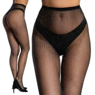 Rajstopy - Seksowne rajstopy SREBRNA NITKA stylowe KABARETKI modne ELEGANCKIE - miniaturka - grafika 1