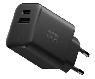 Native Union Fast GaN Charger PD 45W 2 ports black - Ładowarki do telefonów - miniaturka - grafika 1