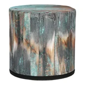 Pufy i podnóżki - Intesi Pufa dekoracyjna Old wood - miniaturka - grafika 1