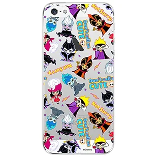 ERT GROUP etui na telefon Apple Iphone 5/5S/SE, case oryginalny i oficjalnie licencjonowany przez Disney, wzór Disney Villains 008, optymalnie dopasowane, plecki z TPU częściowo przeźroczyste - Etui i futerały do telefonów - miniaturka - grafika 1