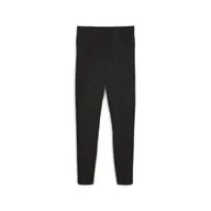 Legginsy - Legginsy damskie Puma STUDIO CLOUDSPUN RIB HW FL czarne 52568001 - miniaturka - grafika 1