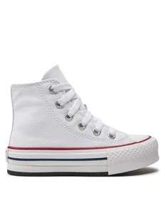 Converse Trampki Chuck Taylor All Star Eva Lift Canvas Platform 372860C Biały - Buty dla dziewczynek - miniaturka - grafika 1