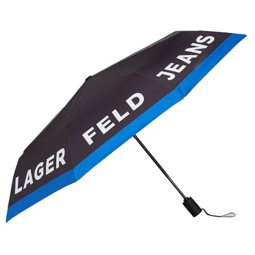 Karl Lagerfeld Jeans Parasol z logo, czarny, rozmiar uniwersalny, czarny, casual