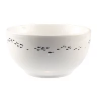 Miski i półmiski - Miseczka salaterka ceramiczna biała morska ryby - miniaturka - grafika 1