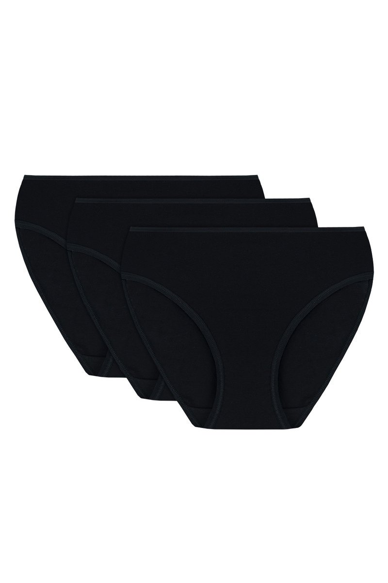 Vivisence 4002 3-pack czarny L Majtki figi