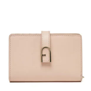 Duży Portfel Damski Furla Flow S Compact Wallet WP00401 BX2045 0496S Różowy - Portfele - miniaturka - grafika 1