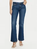 Spodnie damskie - Guess Jeans Jeansy W5RA1S D5M44 Granatowy Regular Fit - miniaturka - grafika 1