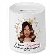 Skarbonki - Skarbonka Dla Krystyny na Urodziny na Prezent z Nadrukiem ze Zdjęciem - miniaturka - grafika 1