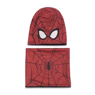 Czapki dla dzieci - Komplet czapka i komin Spiderman Ultimate SPIDER-MAN ACCCS_AW23-70SPRMV Czerwony - miniaturka - grafika 1