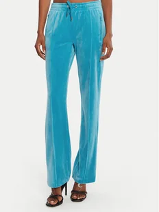 Juicy Couture Spodnie dresowe Tina JCAPW045 Niebieski Regular Fit - Spodnie sportowe damskie - miniaturka - grafika 1