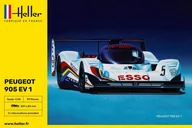 Kolekcjonerskie modele pojazdów - Glow2B Hellermann 80718 zestaw do budowy modelu Peugeot 905 EV 1 - miniaturka - grafika 1
