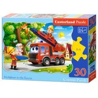 Puzzle - Castorland Puzzle 30 Firefighters to the Rescue CASTOR - - miniaturka - grafika 1