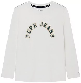 Bluzy dla dziewczynek - Pepe Jeans Pierce Bluza dziecięca, Biały (Off White), 4 lat - grafika 1