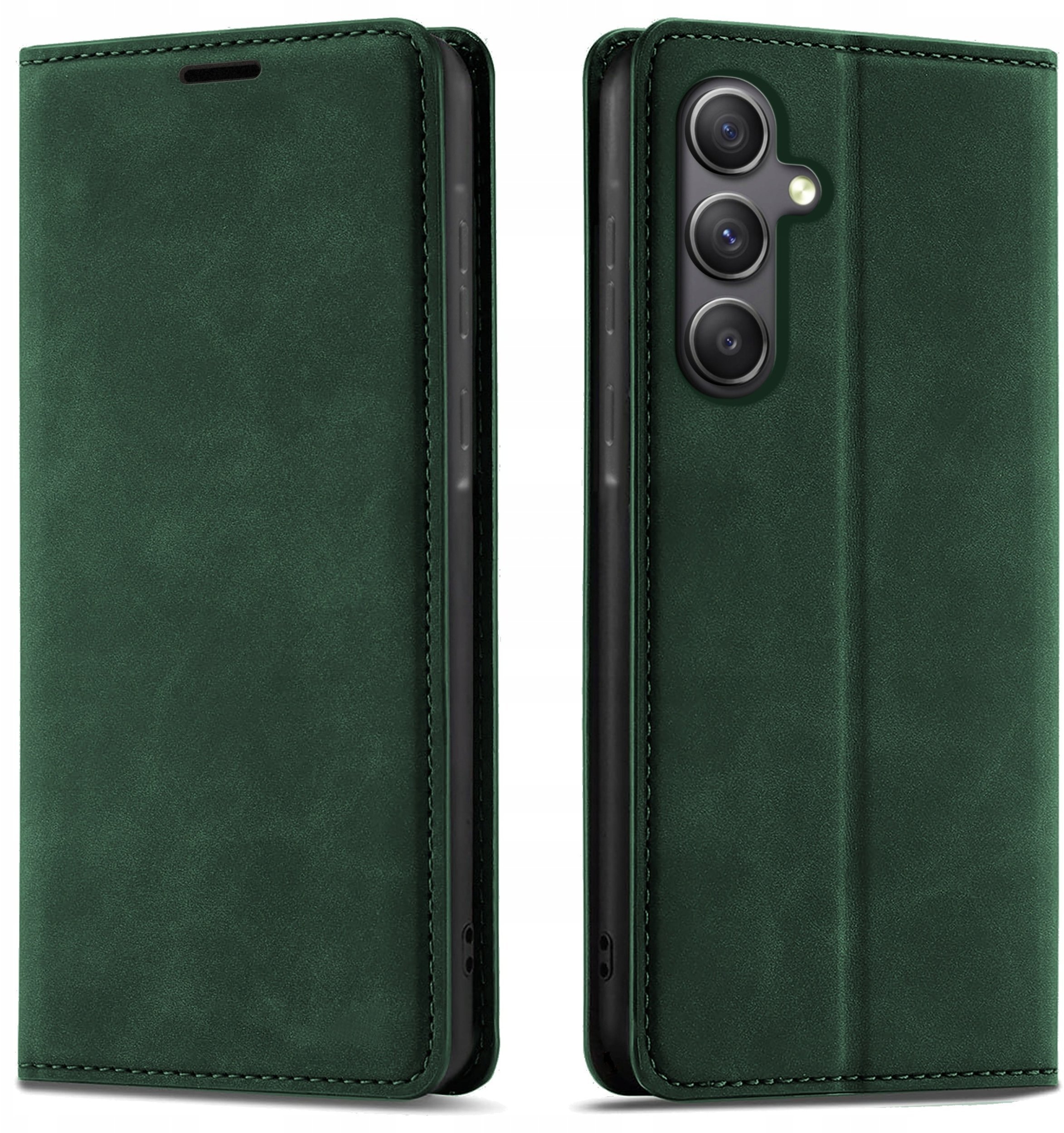 krainaGSM Etui Z Klapką Do Samsung A34 5G Zamykane, Magnetyczne Kabura + Szkło
