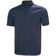 Koszulki sportowe męskie - Koszula męska Helly Hansen Fjord Qd Ss Shirt 2.0 Rozmiar: M / Kolor: ciemnoniebieski - miniaturka - grafika 1