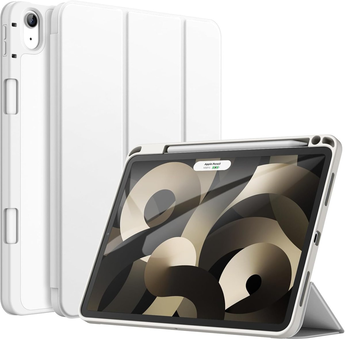 JETech Etui dla iPad Air 11 Cala M4/M3/M2 (2026/2025/2024), iPad Air 5/4 (10,9 Cala, Model 2022/2020, 5/4) z Uchwytem na Długopis, Szczupły Pokrowie..