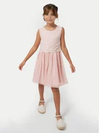 Sukienki i spódniczki dla dziewczynek - Mayoral Sukienka elegancka 6944 Różowy Regular Fit - miniaturka - grafika 1