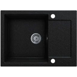 EOS Zlewozmywak granitowy UNITO z ociekaczem (czarny grafit) - Zlewozmywaki EOS Zlewozmywak granitowy UNITO z ociekaczem (czarny grafit) - Zlewozmywaki - miniaturka - grafika 1
