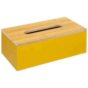 Pudełko na chusteczki Modern żółte - Pudła i pojemniki do przechowywania - miniaturka - grafika 2