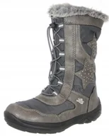 Śniegowce damskie - LICO ŚNIEGOWCE SZARE OCIEPLANE NA ZAMEK 37 Ż4G - miniaturka - grafika 1