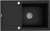 Zlewozmywaki - Pyramis Zlew SPARTA PLUS LUX 78X48) 1B 1D karbon 70083901) 70083901 - miniaturka - grafika 1