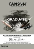 Podobrazia, bloki, papiery - Blok Mix-media Graduate, A5, szary - miniaturka - grafika 1