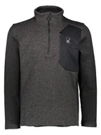 Odzież trekkingowa męska - SPYDER Bluza polarowa "Bandit" w kolorze antracytowym - miniaturka - grafika 1