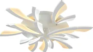 Oprawy, klosze i abażury - XW062White-9 Lampa sufitowa LED z pilotem Regulacja barwy/jasności światła Możliwość ściemniania Akrylowy klosz Biała lakierowana metalowa rama Nowoczesny design Klasa efektywności energetycznej: A+ Lampa sufitowa LED - miniaturka - grafika 1