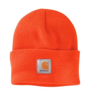 Czapki damskie - Czapka Carhartt Acrylic Watch Hat bright orange - grafika 1