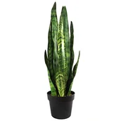 Sztuczne kwiaty - Leaf Sztuczna roślina tropikalna wężowa, Zeylanica Sansevieria, 70 cm - miniaturka - grafika 1