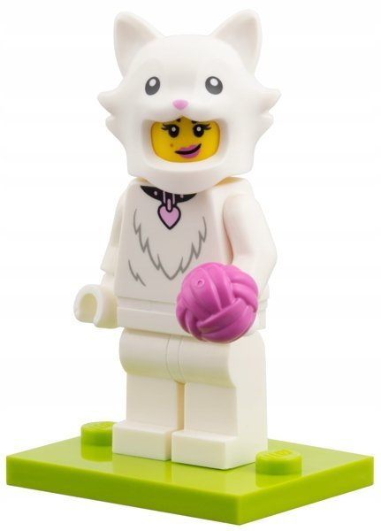 LEGO Minifigurka col28-2 Fluffy Cat Costume Fan, Seria 28 71051
