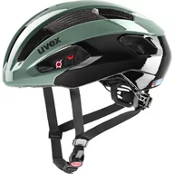 Kaski rowerowe - Kask rowerowy Uvex Rise | MOSS GREEN-BLACK 56-59 cm - miniaturka - grafika 1