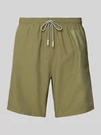Kąpielówki męskie - Spodenki polo o kroju regular fit z nadrukiem z logo model ‘Orca’ - miniaturka - grafika 1