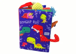 DLA DZIECI KSIĄŻECZKA MIĘKKA DINOZAURY - Zabawki interaktywne dla dzieci - miniaturka - grafika 1