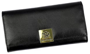 Portfel Damski Skórzany GREGORIO Skóra Licowa Duży Z Klamrą GS-100 18 x 9 x 3,5 [cm] - Portfele - miniaturka - grafika 1